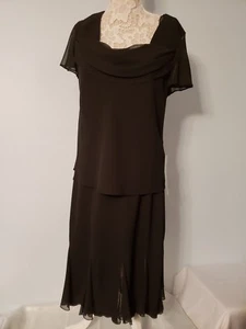 FALDA TOP & MIDI SL FASHIONS Negra en Color TALLA 18 NUEVA CON ETIQUETAS - Imagen 1 de 12