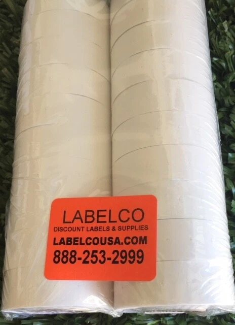SATO 105&106 AVERY DENNISON PB-1 WHITE LABLS 20 ROLLS OF 1,000 *FREE SHIPPING