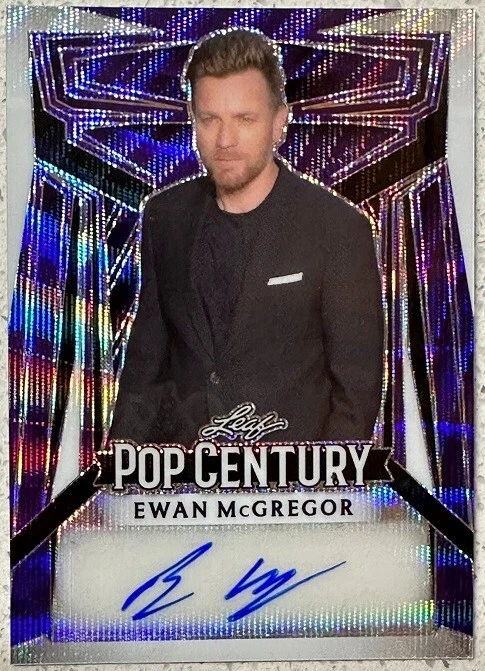 2023 LEAF METAL POP CENTURY EWAN McGREGOR AUTO PURPLE WAVE  4/6 - Image 1 of 1