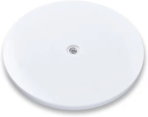 9 Inch Lazy Susan Turntable White Acrylic Ball Bearing Rotating Tray - Picture 1 of 4