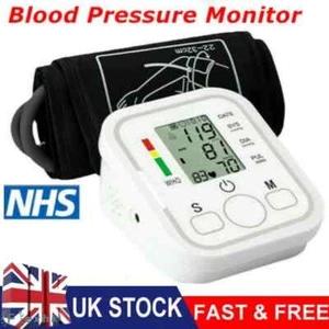 2025 Digital Automatic Blood Pressure Monitor Upper Arm BP Machine Heart Rate - Picture 1 of 5