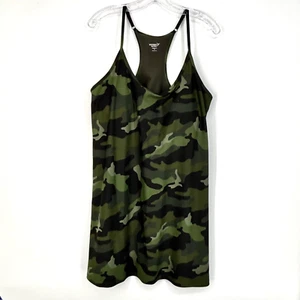 Old Navy Active Damen XL Powersoft sportliches Kleid grün Camouflage Racerback - Bild 1 von 7