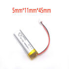 Rechargeable 3.7V 200Mah 501145  Polymer Ion Battery For