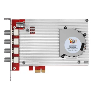 TBS6508 DVB-S2X S2 S T2 T C2 C ISDB-T scheda PCIe sintonizzatore multistandard 8 octa - Foto 1 di 5