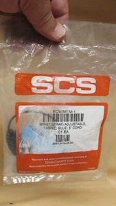 SCS wrist strap adjustable fabric blue 6' cord ecws61m-1 new - Picture 1 of 4
