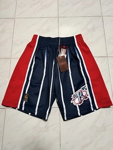 Mitchell & Ness Navy NBA Houston Rockets 1996-97 Swingman Road Shorts Men Size S - Picture 1 of 2