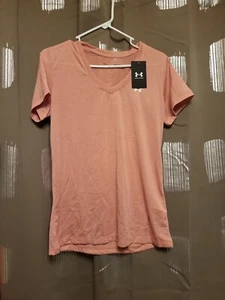 *New*Women Under Armour Medium (M) short sleeve loose fit shirt pink $25 - Picture 1 of 8