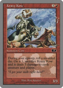 3x Krazy Kow - LP - Unglued - SPARROW MAGIC mtg - Picture 1 of 1