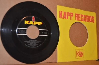 BABS TINO: FORGIVE ME; 1962 KAPP 472 VG++ TEEN 45 RPM; BURT BACHARACH SONG - Image 1 of 2