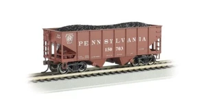 Bachmann HO SCALE 19512 PRR #150703 - 55-TON 2-BAY USRA OUTSIDE BRACE HH - Picture 1 of 1