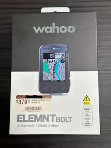 (BRAND NEW) Wahoo ELEMNT Bolt V2 GPS Cycling/Bike Computer BUNDLE - Picture 1 of 3