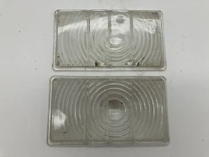 46-48 Dodge Coronet Meadowbrook Wayfarer Parking Light Lense Pair LYNX EYE 730 - Picture 1 of 2