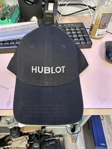 HUBLOT Black Cap Grey Embroidered Adjustable Hat - Picture 1 of 4