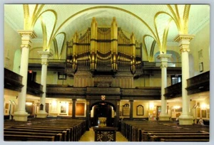 Organ, Cathedral Of The Holy Trinity, Quebec City Canada, Chrome Postcard - Picture 1 of 2