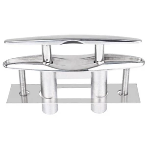 NovelBee 8 Inch Boat Pull Up Flush Mount Cleat,316 Stainless Steel Marine Dock D - Bild 1 von 7