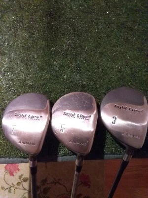 Adams Ladies Tight Lies 2 Spin Control 3-5-7 Woods Set Graphite Shafts - Image 1 of 4