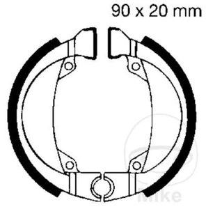 Zapatas De Freno Sin Resortes Para Honda PXR 25 MS AB06-S 1984 - Imagen 1 de 1