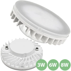 GX53 LED warmweiß neutralweiß Strahler Lampe Leuchtmittel Leuchte 3W, 6W oder 8W - Bild 1 von 10
