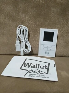 AS SEEN ON TV WALLET PIX CREDIT CARD SIZE DIGITAL PHOTO ALBUM. - Picture 1 of 3