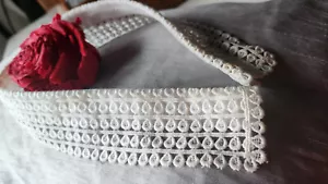 Ancien petit col dentelle guipure B7-16 - Picture 1 of 6