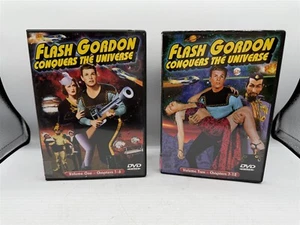 FLASH GORDON CONQUERS THE UNIVERSE VOLUME 1 & 2 CHAPTERS 1-6 & 7-12 DVD SET - Bild 1 von 7