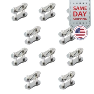 PGN #60 Stainless Steel Roller Chain Connecting Links (100 Pack) - Picture 1 of 8