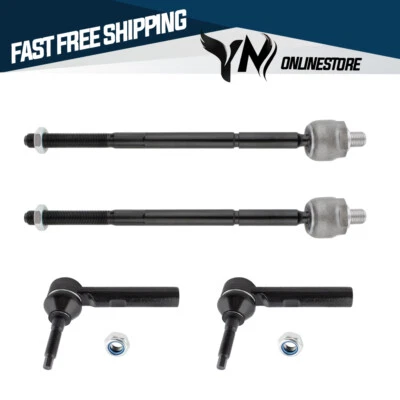 Juego de 4 extremos de barra de amarre interior y exterior para Chrysler Voyager Town & Country 2001-04 Foto 1 de 4