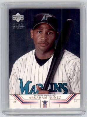 2002 Upper Deck Abraham Nunez Rookie Florida Marlins #20 2044 - Image 1 of 2