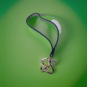 JESSICA SIMPSON GREEN TONE LOOP STRAP KEY FOB BAG CHARM KEYCHAIN HANG TAG - Picture 1 of 4