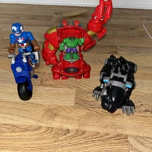 Marvel Super Hero Adventure Hulk Buster Iron Man Suit & Figure - Picture 1 of 7