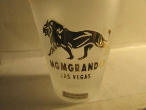 MGM Grand Las Vegas- standard Shot Glass -Gold Lion -raised Letters- new - Bild 1 von 3