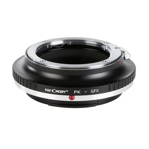 K&F Concept adapter for Pentax K PK Lens to Fuji GFX100 50R 100s Medium Format - Picture 1 of 3