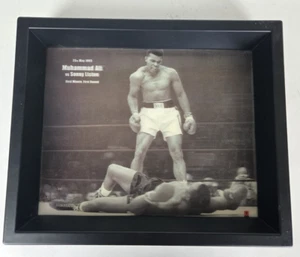 3-D 25th May 1965 Muhammad Ali vs. Sonny Liston 1st Minute / Round Framed Print - Picture 1 of 4