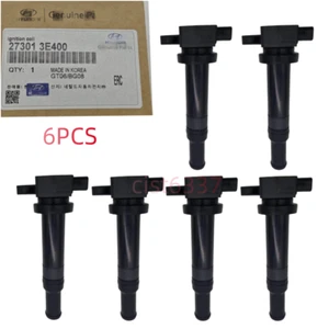 6Pcs Ignition Coil OEM 27301-3E400 for 2006-2011 Hyundai Santa Fe 2.7L V6 - Picture 1 of 8
