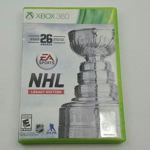 NHL Legacy Edition (Microsoft Xbox 360, 2015) senza manuale disco pulito - Foto 1 di 3