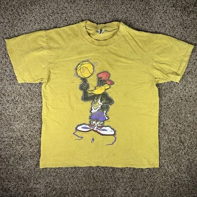 Camisa Hip Hop Baloncesto Pato Lucas De Colección Talla L Envejecida Puntada Única Años 90 Foto 1 de 4