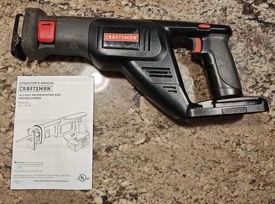 Craftsman 19.2v Reciprocating Saw Tool With Manual, Tested, Model 315.115740  - Image 1 of 4