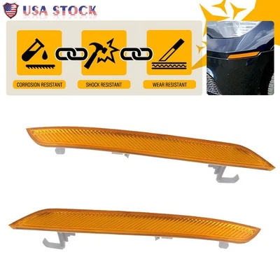 Для BMW X6 E71 E72 X5M 2008-2014 передний бампер боковые габаритные огни отражатель желтый - Изображение 1 из 4