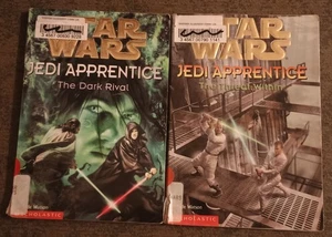 Star Wars Jedi Apprentice : Dark Rival + Threat Within by Jude Watson - PB books - Foto 1 di 1