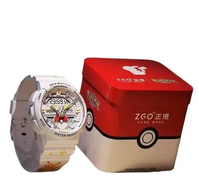  ZGO- WATCH-Baby  Pikachu Pokemon White  - Image 1 of 4