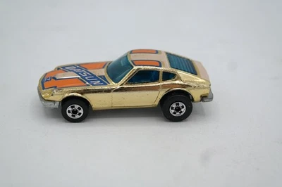 Vintage 1976 HOT WHEELS 'Z Whiz' Gold Chrome Blackwall NRMT Loose Datsun Machine - Image 1 of 4