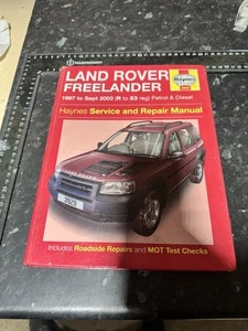 LAND ROVER FREELANDER 1997-2003 (R reg to 53 reg) Petrol & Diesel HAYNES MANUAL - Picture 1 of 3