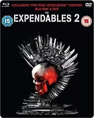 THE EXPENDABLES 2 BLU RAY STEELBOOK Blu-ray - VGC - Same Day Dispatch - Image 1 of 1