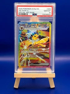 Pokemon Japanese Jolteon Ex 209/187 SAR Terastal Festival SV8a PSA 10 - Picture 1 of 2