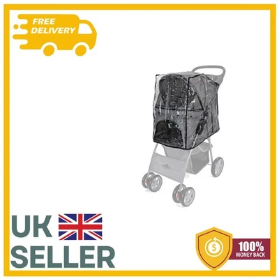 Custom Fit Weather Protection Cover for Easipet Stroller - Clear & Lightweight - Image 1 of 4