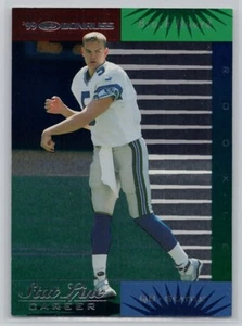 Donruss #165 1999 Brock Huard Stat Line carrera Seattle Seahawks/422 - Imagen 1 de 2