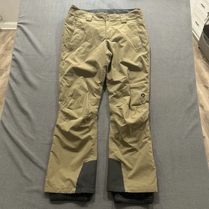 Marmot Pants Mens XL Beige Free Fall Insulated Snow Ski Outdoor Cargo - Picture 1 of 15