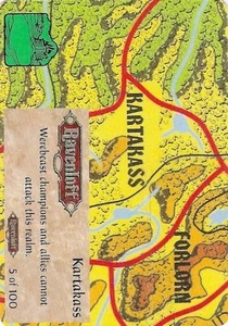 Kartakass 5/100 - Ravenloft Spellfire CCG TSR, Inc. 1994 - Picture 1 of 6