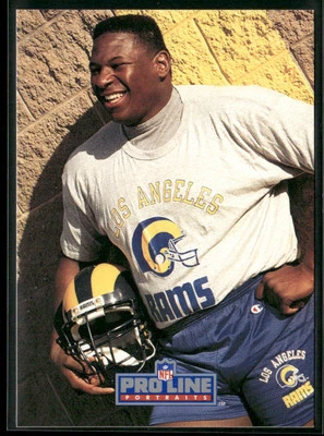 Jackie Slater 1991 Pro Line Portraits #101 Los Angeles Rams - Image 1 of 2