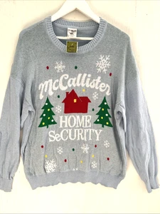 HOME ALONE McCallister Home Security UGLY CHRISTMAS SWEATER Size 2XL NWT - Picture 1 of 5